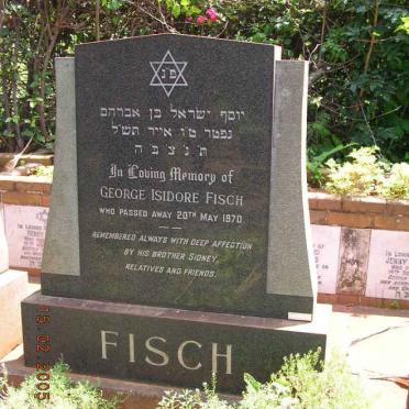 FISCH George Isidore -1970