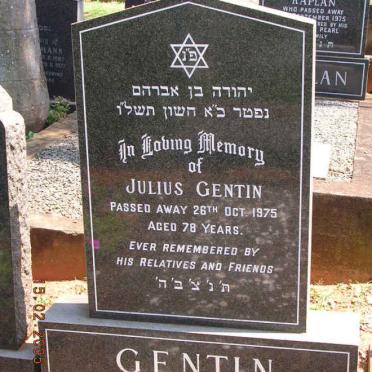 GENTIN Julius -1975