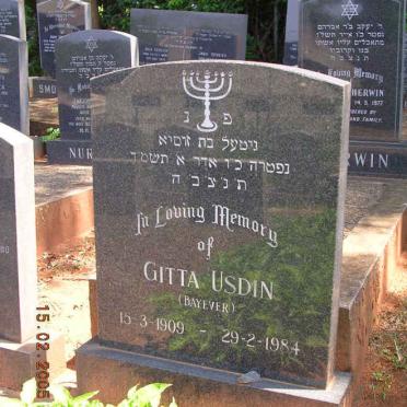 USDIN Gitta 1909-1984