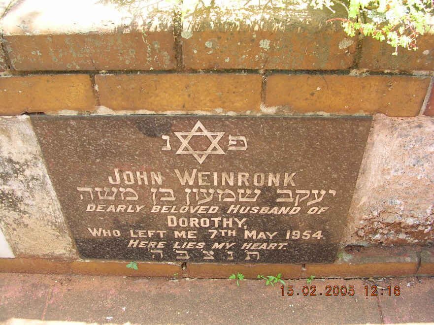 WEINRONK John -1954