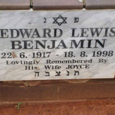 BENJAMIN Edward Lewis 1917-1998