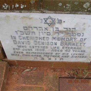 BARNETT David Denison -1966