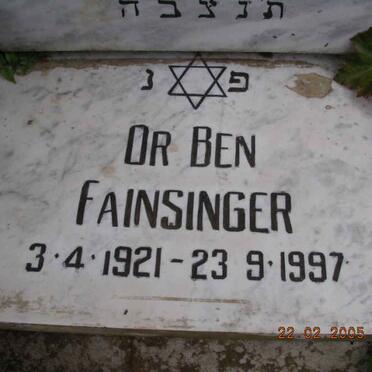 FAINSINGER Ben 1921-1997