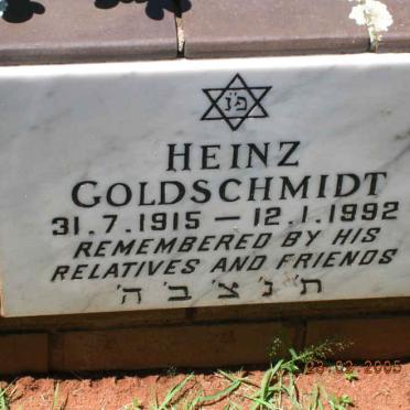 GOLDSCHMIDT Heinz 1915-1992
