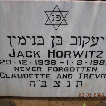 HORWITZ Jack 1936-1985