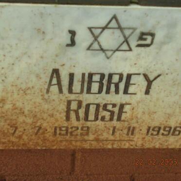 ROSE Aubrey 1929-1996