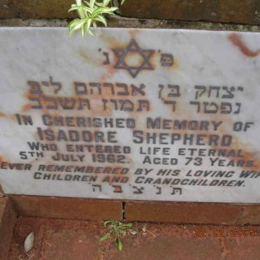 SHEPHERD Isadore -1962