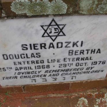SIERADZKI Douglas -1968 &amp; Bertha -1976