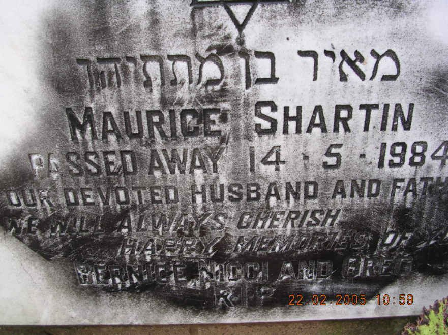 SHARTIN Maurice -1984