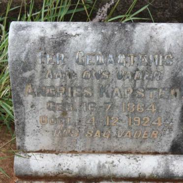 KARSTEN Andries 1864-1924