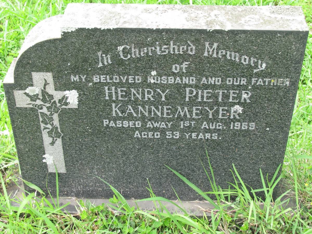 KANNEMEYER Henry Pieter -1969