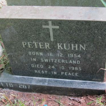 KUHN Peter 1954-1985