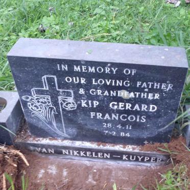 KUYPER Kip Gerard Francois, van Nikkelen 1911-1984