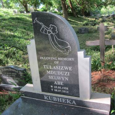 KUBHEKA Tulasizwe Mduduzi Selwyn Abe 1958-2014