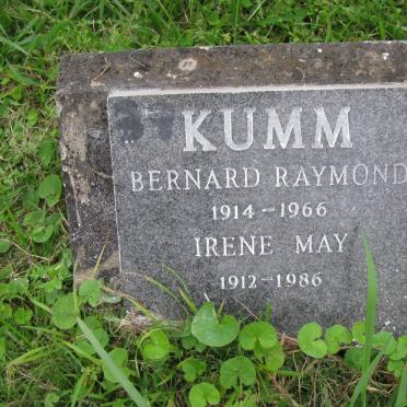KUMM Bernard Raymond 1914-1966 &amp; Irene May 1912-1986