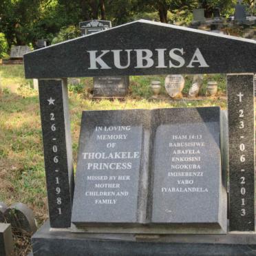 KUBISA Tholakele Princess 1981-2013