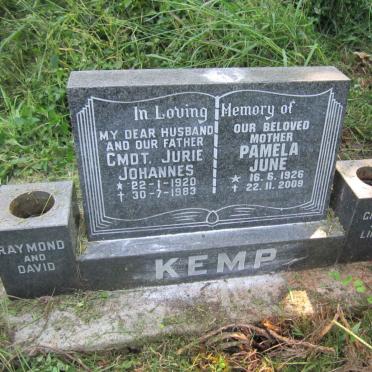 KEMP Jurie Johannes 1920-1983 &amp; Pamela June 1926-2009