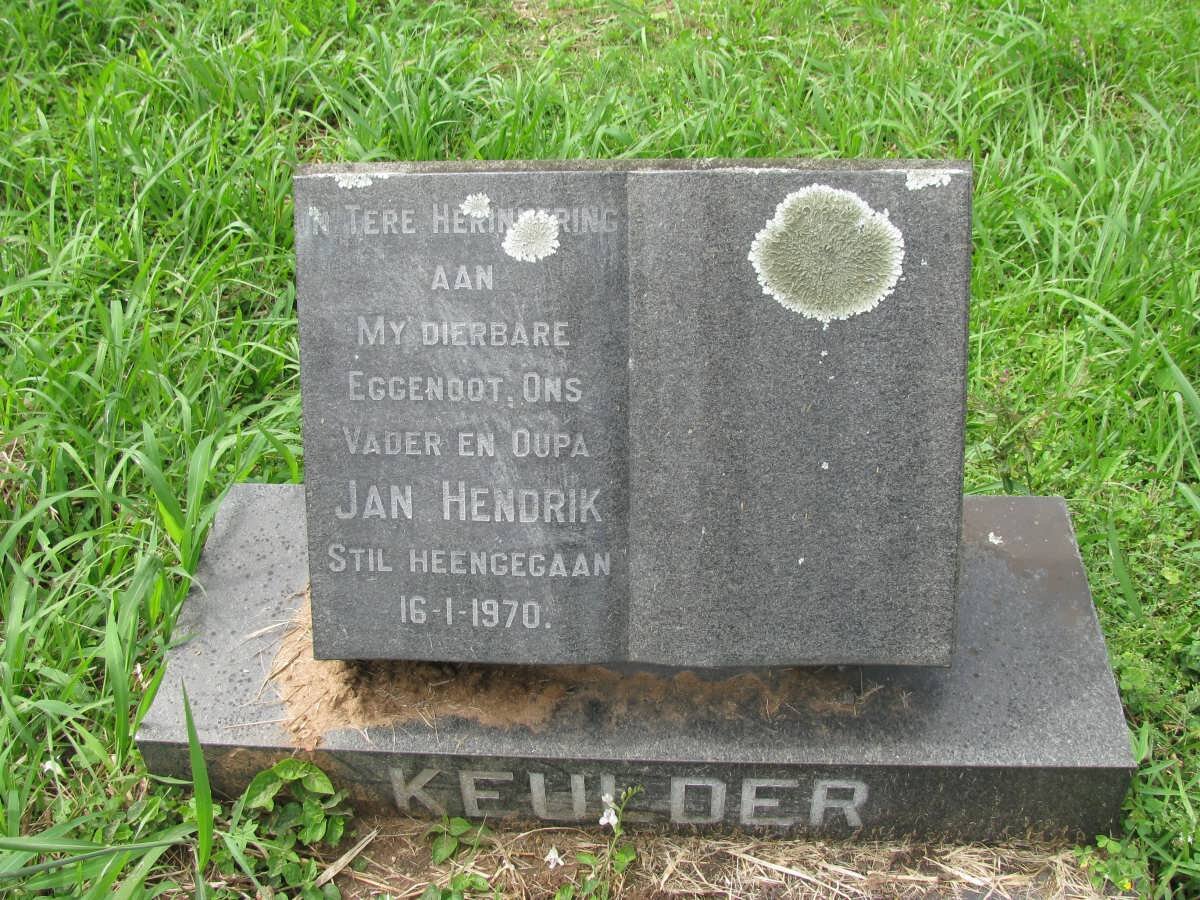 KEULDER Jan Hendrik -1970