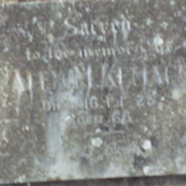 KEMACK Alex M. -1925