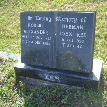 KEE Robert Alexander 1925-1985 :: KEE Herman John -1950