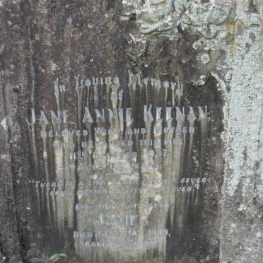 KEENAN James -1949 &amp; Jane Annie -1937