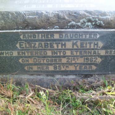 KEITH Elizabeth -1962