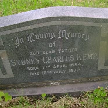KEMP Sydney Charles 1894-1972