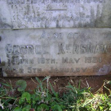 KERSHAW Lawrence 1918-1945 :: KERSHAW George 1924-1947