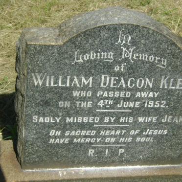 KLEW William Deacon -1952