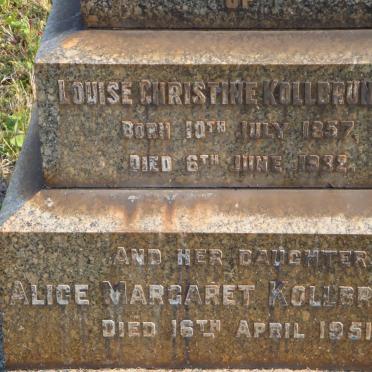 KOLLBRUNNER Louise Christine 1857-1932 :: KOLLBRUNNER Alice Margaret -1951