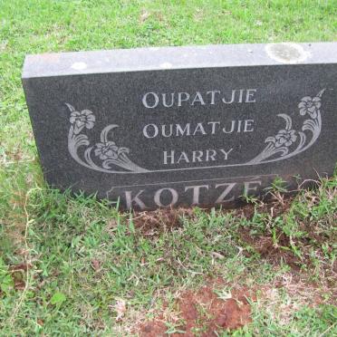 KOTZE Hermanus Petrus -1966 : KOTZE Hermanus Petrus -1967 &amp; Muriel -1978