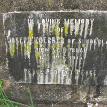 KOERBER Joseph -1935