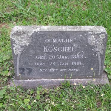 KOSCHEL Elsie Petronella Jacoba 1883-1966