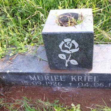 KRIEL Muriel 1926-1991