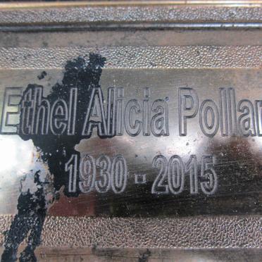 POLLARD Ethel Alicia 1930-2015