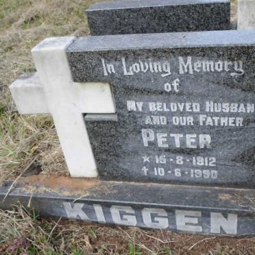 KIGGEN Peter 1912-1990