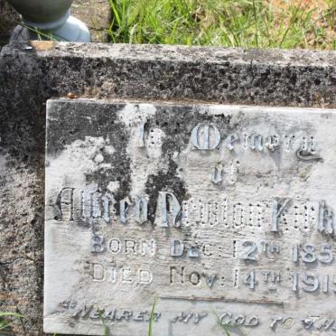 KIRKMAN Alfred Newton 1856-1915