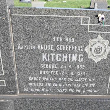 KITCHING Andre Scheepers 1939-1978 