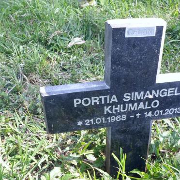 KHUMALO Portia Simangele 1968-2013