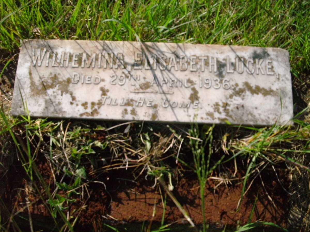 LUCKE Wilhelmina Elisabeth -1936