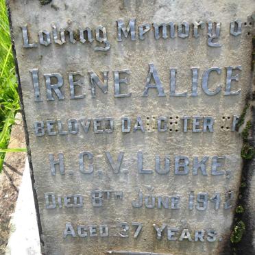 LUBKE Irene Alice -1942