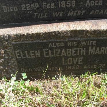 LUCAS Alfred James -1937 &amp; Ellen -1927 :: LOVE Horace -1958