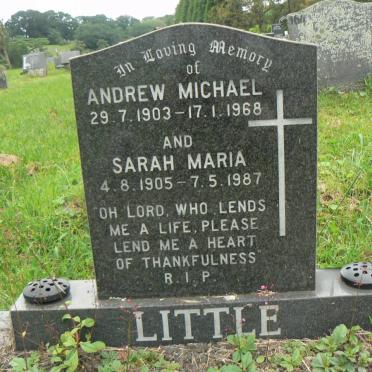 LITTLE Andrew Michael 1903-1968 &amp; Sarah Maria 1905-1987