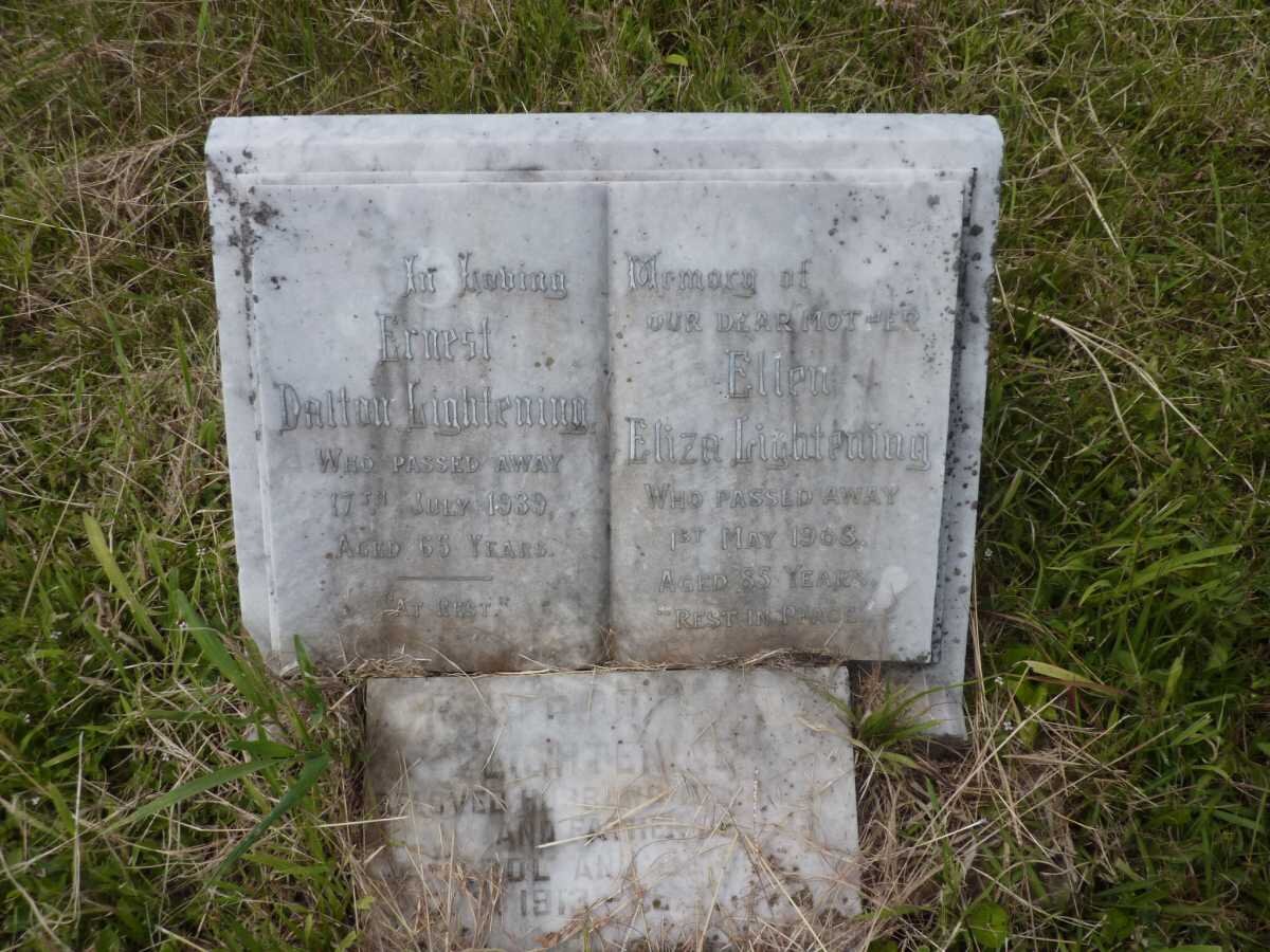 LIGHTENING Ernest Dalton -1939 &amp; Ellen Eliza -1963 :: LIGHTENING Roger Olando 1913-1975