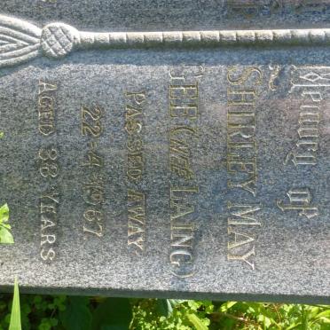 LAING Robert Walter -1959 :: GEE Shirley May nee LAING -1967