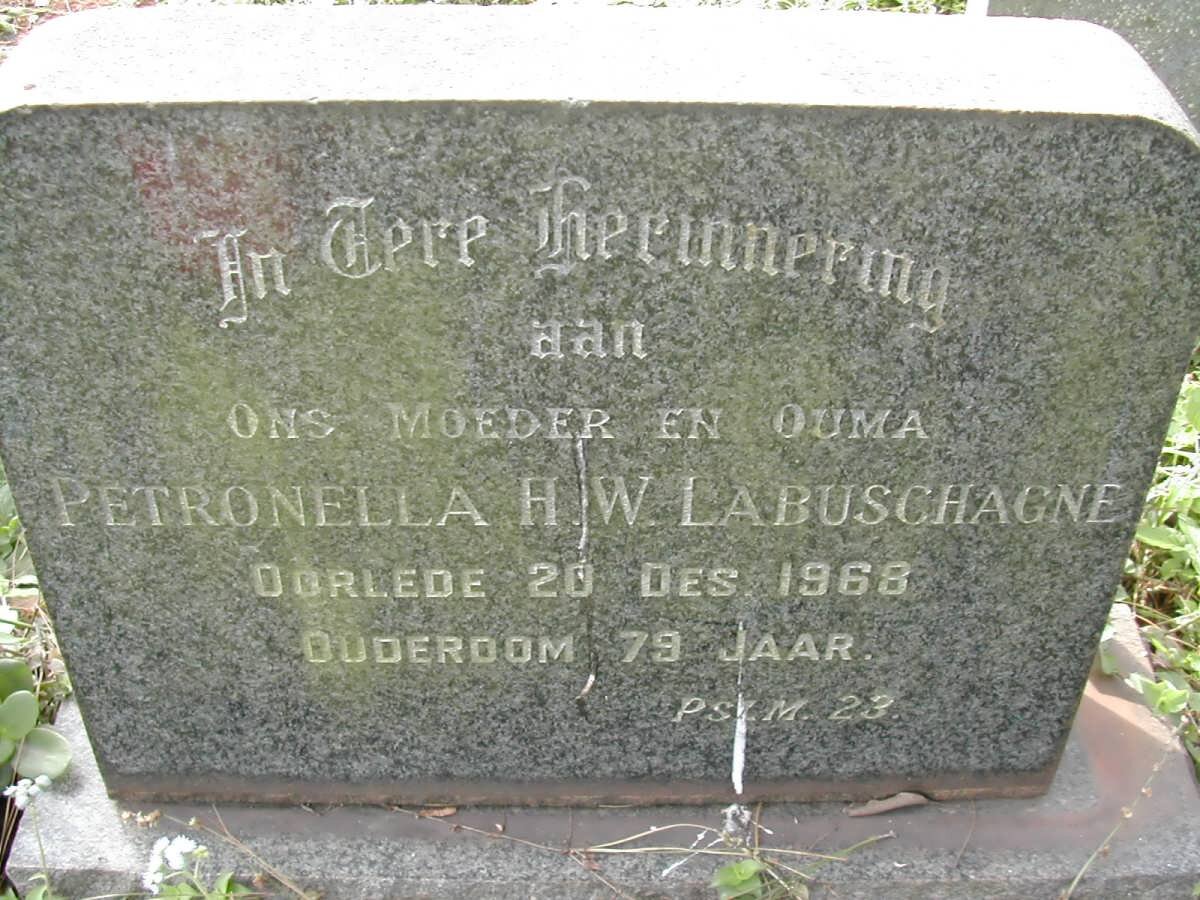 LABUSCHAGNE Petronella H.W. -1968