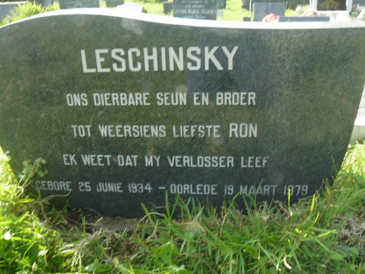 LESCHINSKY Ron 1934-1979