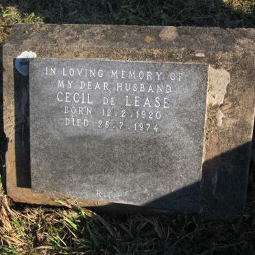 LEASE Cecil, de 1920-1974