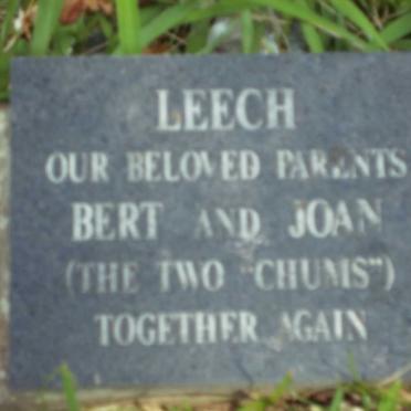 LEECH Bert  -1978 &amp; Joan -1990