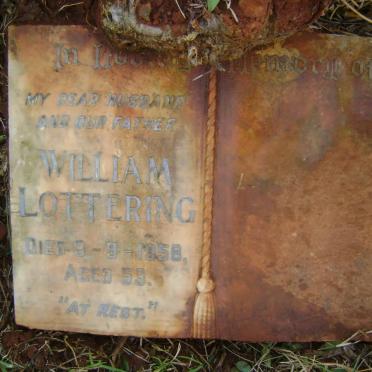 LOTTERING William -1958 